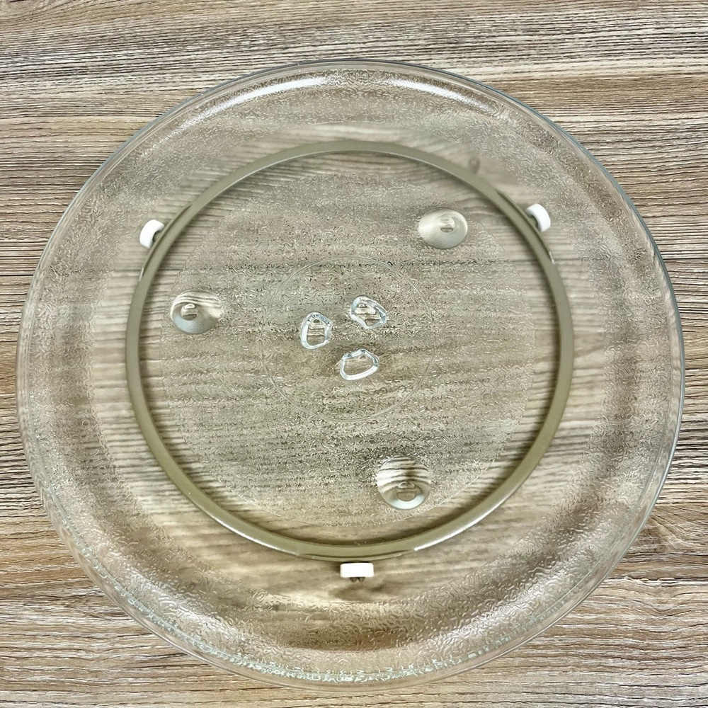 12.5-inch Glass Turntable Tray w/Turntable Ring from GE Microwave